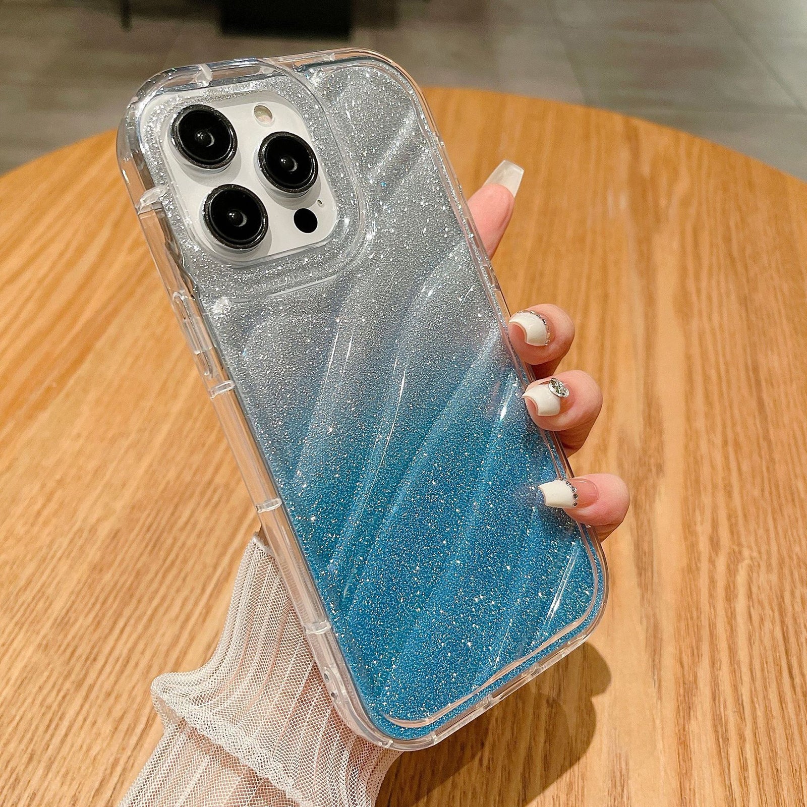 For iPhone 12 Pro TPU Phone Case Interior Twill Texture Shock Absorption Cover For iPhone 12 Pro TPU Phone Case Interior Twill Texture Shock Absorption Cover